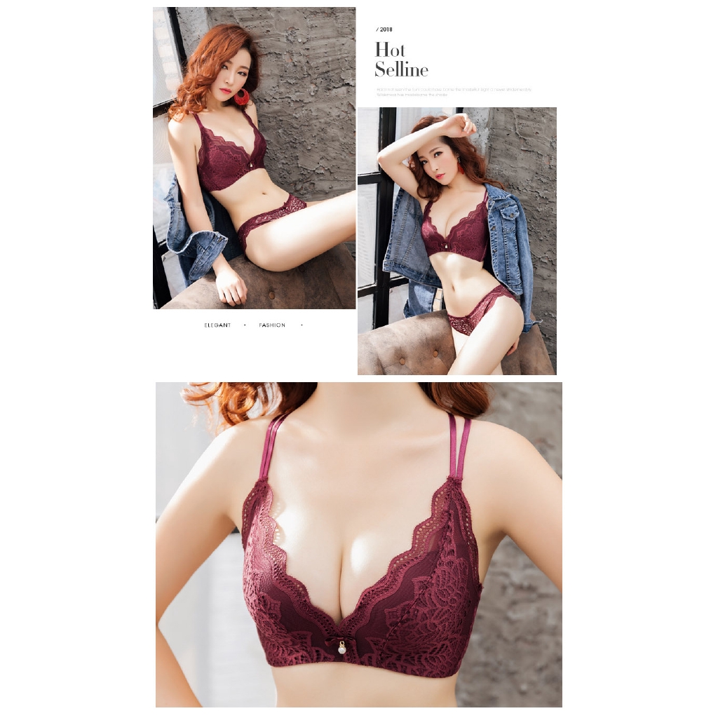 Bộ đồ lót ren không gọng gợi cảm | BigBuy360 - bigbuy360.vn