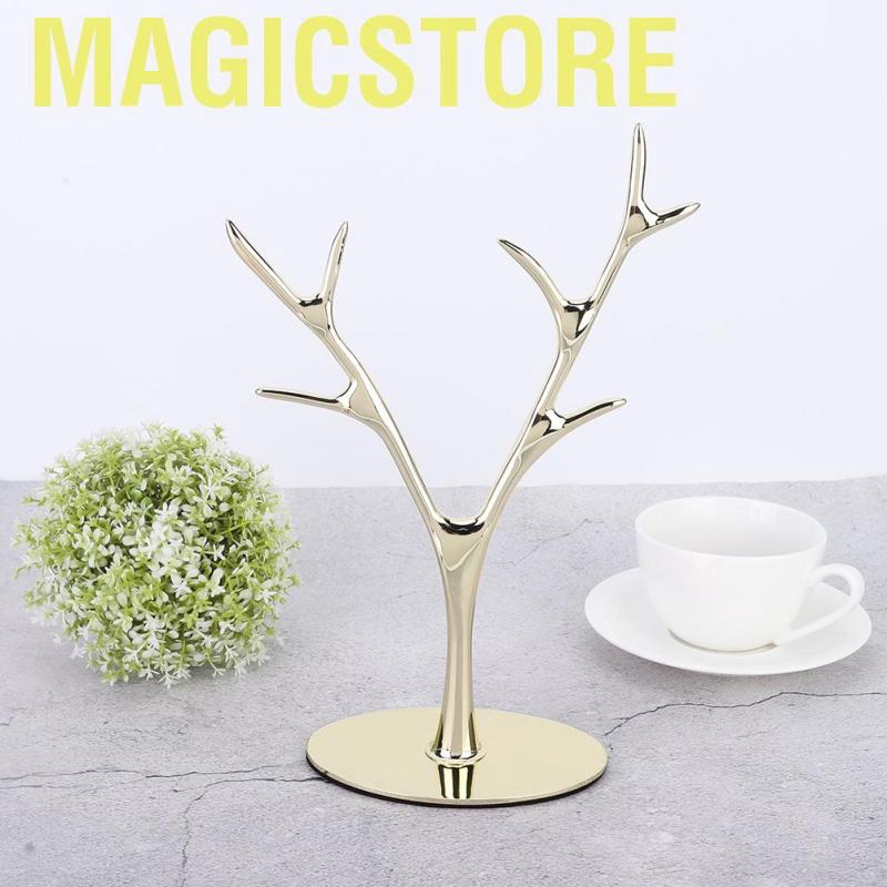 Magicstore Jewelry rack  deer horn shape jewelry necklace earring bracelet storage display shelf decoration for des