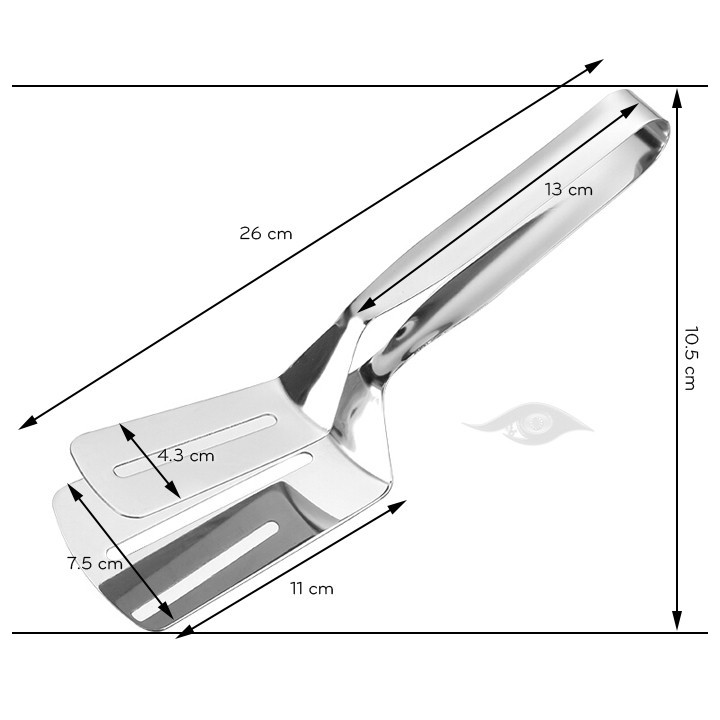 Xẻng gắp thực phẩm thông minh bằng inox (XG04)