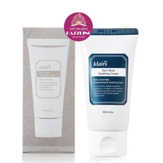 Kem Dưỡng Ẩm Cho Da Dầu Khô Klairs Rich Moist Soothing Cream 60ml