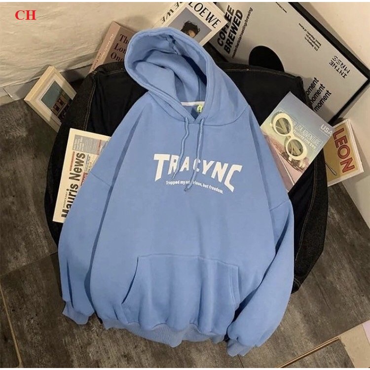 Áo Hoodie cotton TRAC unisex - Rere.Store [FREESHIP] - Áo nỉ dài tay form rộng dáng suông, thiết kế cá tính | BigBuy360 - bigbuy360.vn