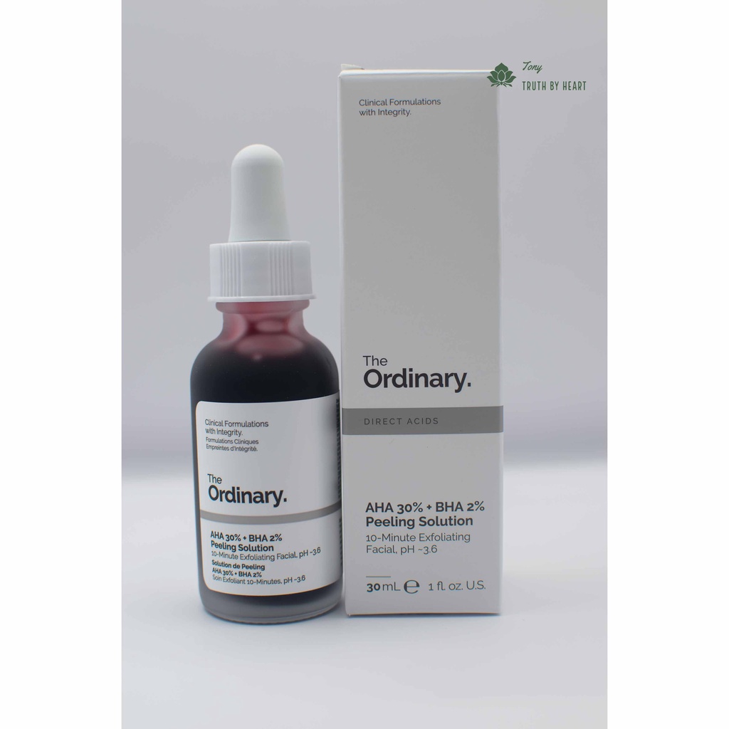 Tinh Chất Peel da The Ordinary AHA 30%+BHA 2% Peeling Solution 30ml