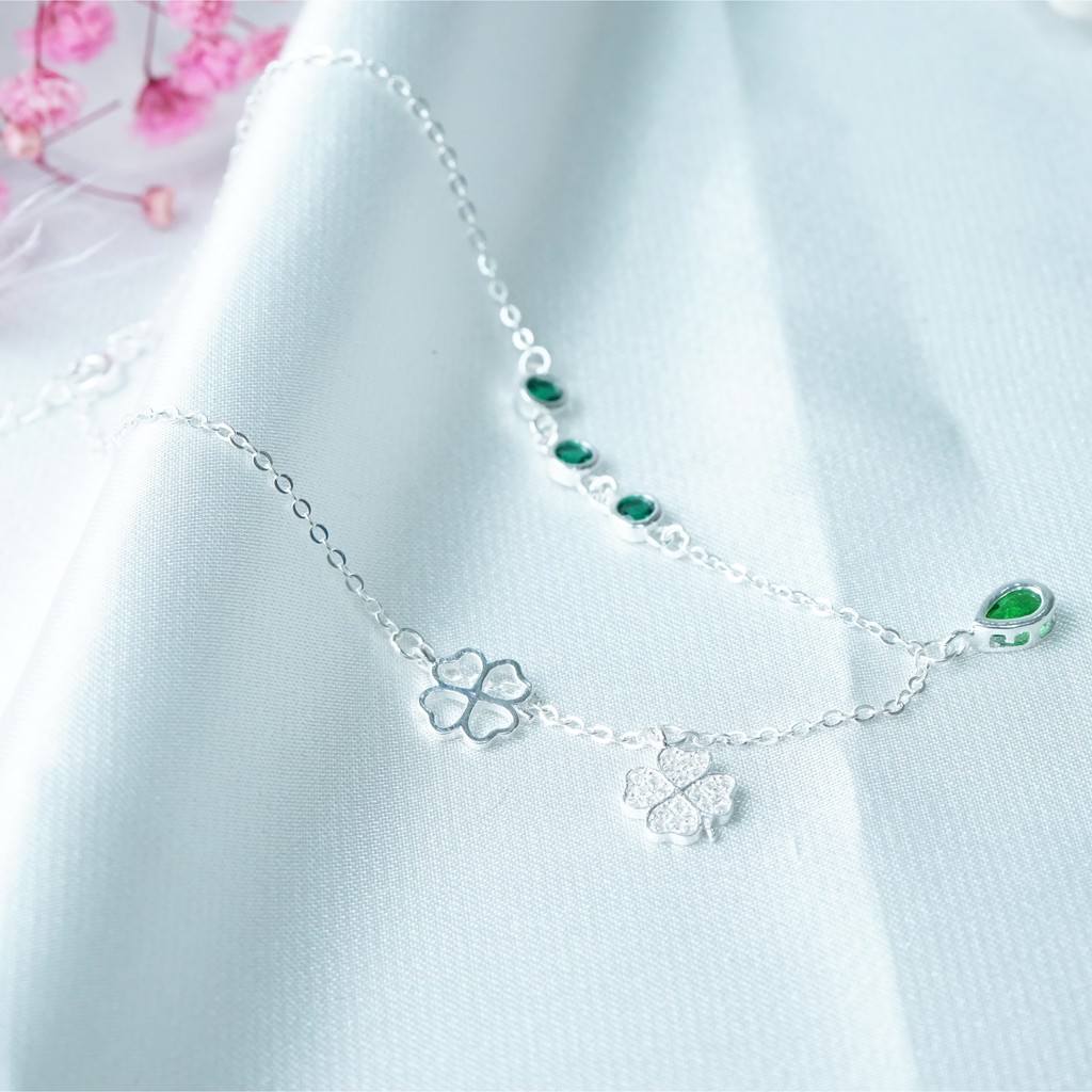 Lắc chân nữ bạc Thanh Anh bạc Ý 925 phụ kiện đi biển cho bạn gái QMJ Q418