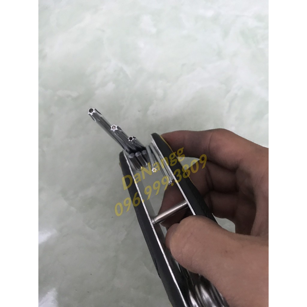 Bộ lục giác bông gập có lổ
