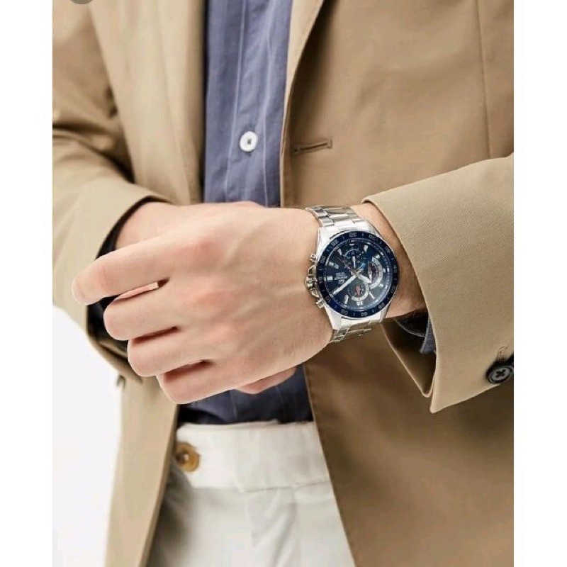 Đồng hồ nam EDIFICE chính hãng Casio Anh Khuê EFV-550D-1AVUDF