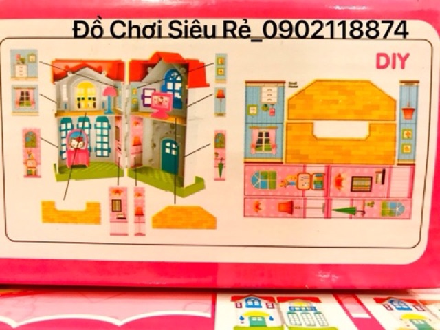 Ngôi Nhà Búp Bê Của 4 Chú Mèo Hello Kitty.