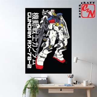 Poster nhựa siêu lớn|Poster GUNDAM RX 78-2 |Poster dán tường