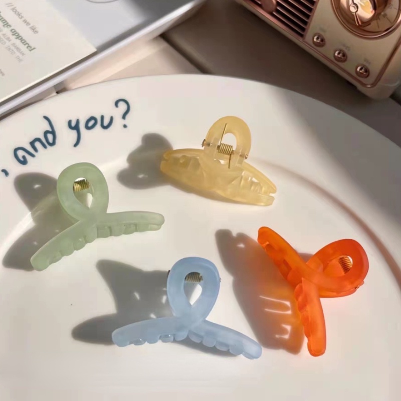 Kẹp Tóc Hình Cá Mập Màu Kẹo Ngọt Phong Cách Hàn Quốc Dễ Thương Cho Bé Gái