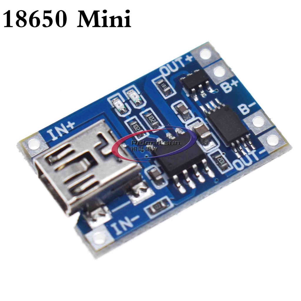 Mô Đun Sạc Pin Lithium 5v 1a 18650 Tp4056 Với Đầu Cắm Type-C / Micro Usb