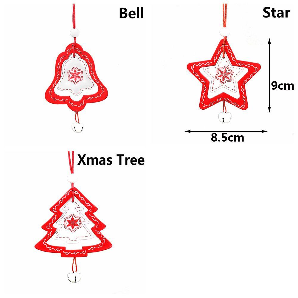 CONOPERY Chuông Hình Ngôi Sao Trang Trí Cây Thông Giáng Sinh