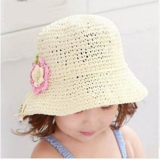 Nón sợi cói cho bé