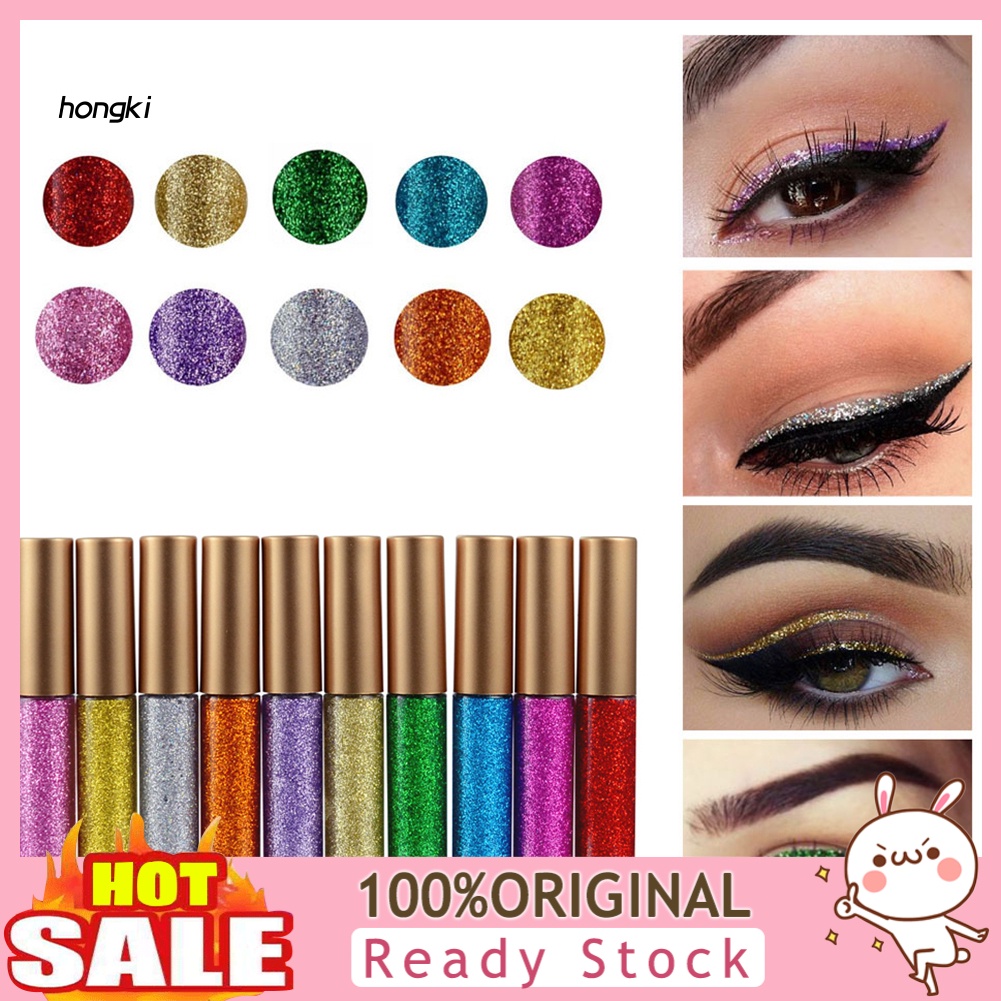 Set 10 bút kẻ mắt dạng lỏng màu sắc long lanh dành cho nữ
 | BigBuy360 - bigbuy360.vn