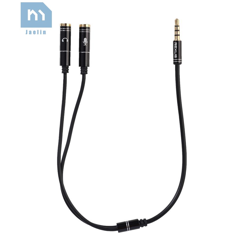 Cáp Nối Dài Tai Nghe Và Mic Giắc Cắm 3.5mm Mạ Vàng