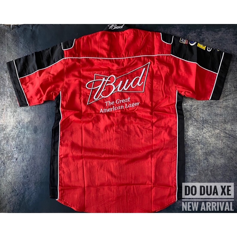 Áo sơ mi đua xe Racing_Budweiser