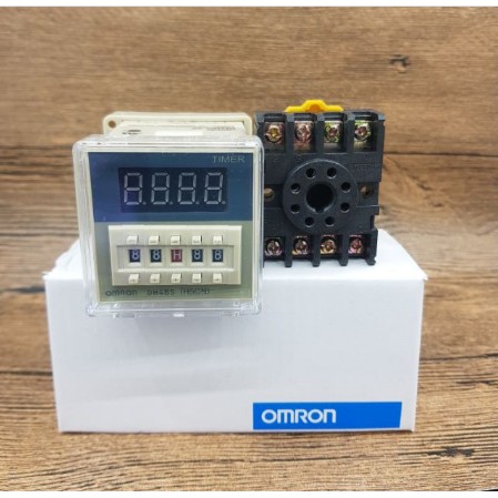 Rơ le thời gian DH48S-1Z DH48S-2Z ( Đã kèm đế) Relay thời gian Timer Công tắc thời gian Bộ hẹn giờ Bộ định thời DH48S