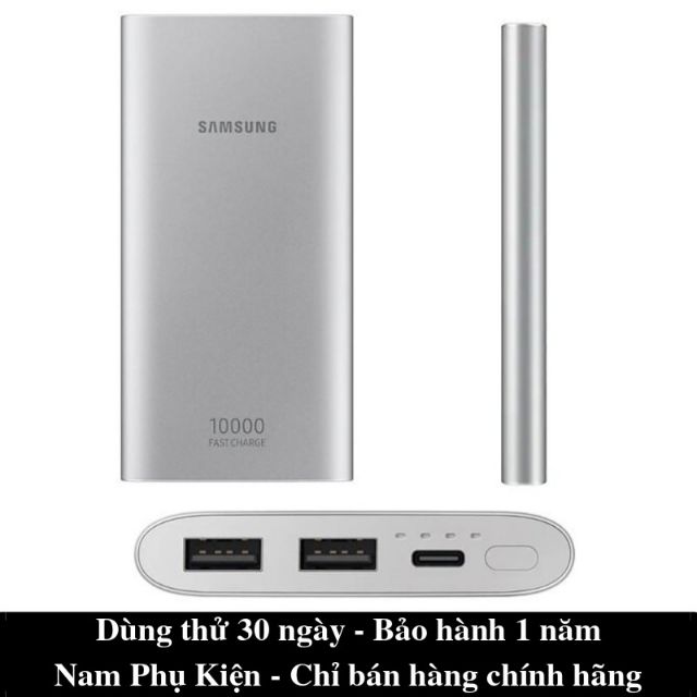 Pin Sạc Dự Phòng Samsung EB-P1100 10000mAh Hỗ Trợ Sạc Nhanh QC 2.0