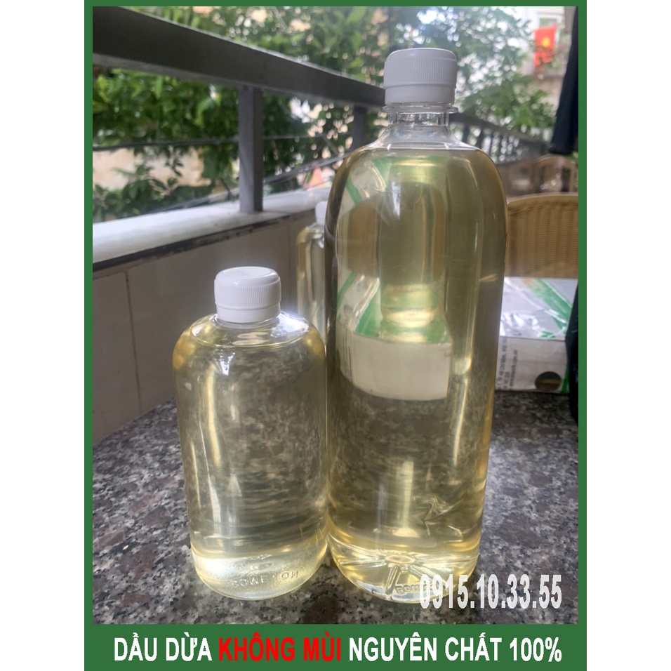 1 lít  - Dầu Dừa Không Mùi , nguyên chất 100%