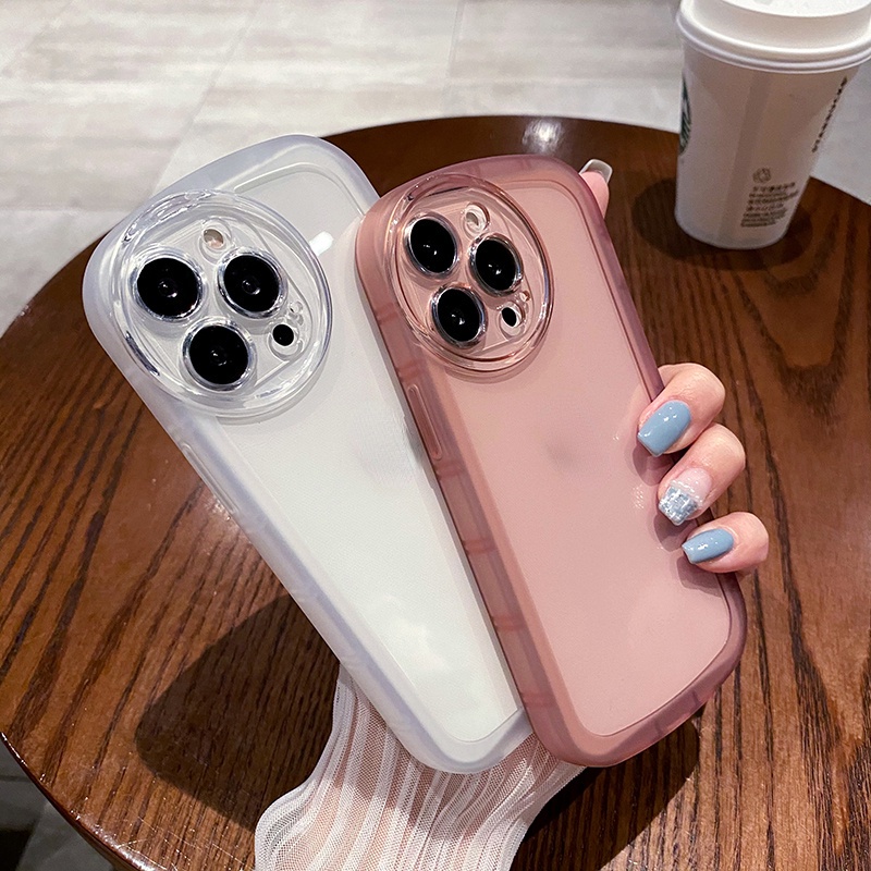 Ốp Điện Thoại Mềm Trong Suốt Màu Macaron Cho OPPO A96 A95 A92 A5S F9 A7 A3S A5 A55 F9 A15 A16 A16S 16K F11 A53 A9 A5 2020