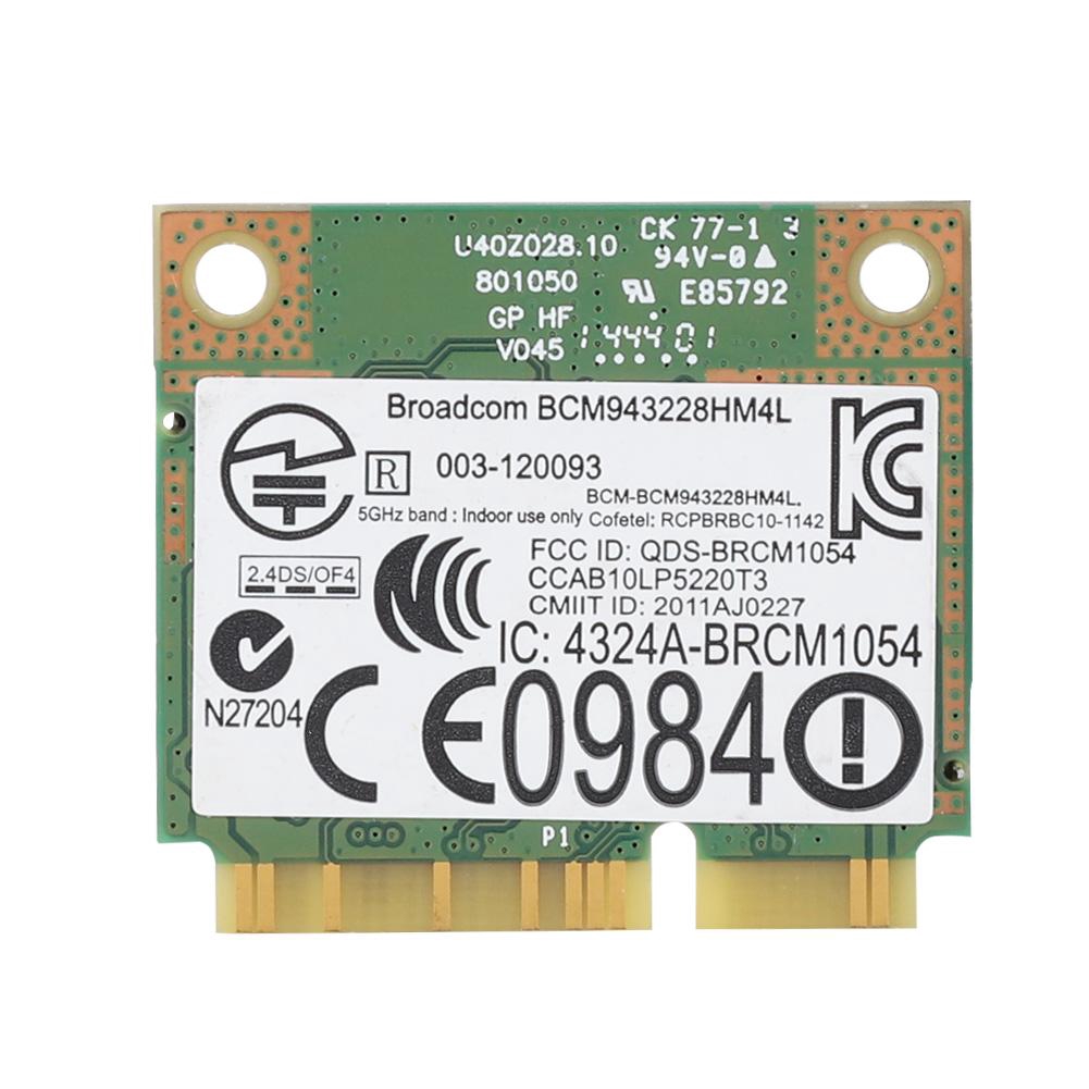 Thẻ mạng wifi mini PCI-E  cho máy tính xách tay  Dell BroadCom bcm943228hm4l dw1540 hm4a / b / g / n | BigBuy360 - bigbuy360.vn