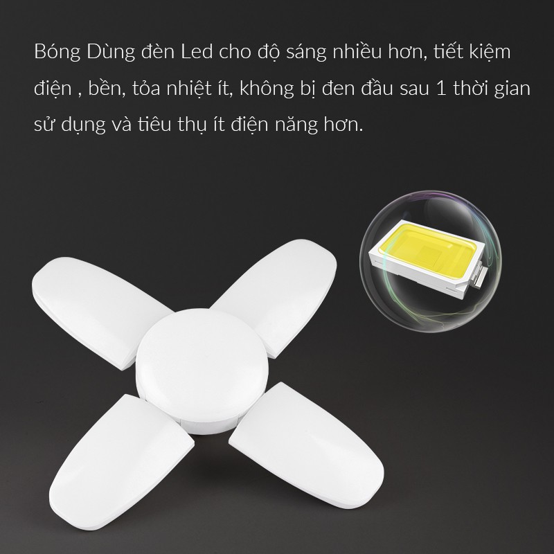 Bóng đèn LED hình cánh quạt siêu sáng 60W