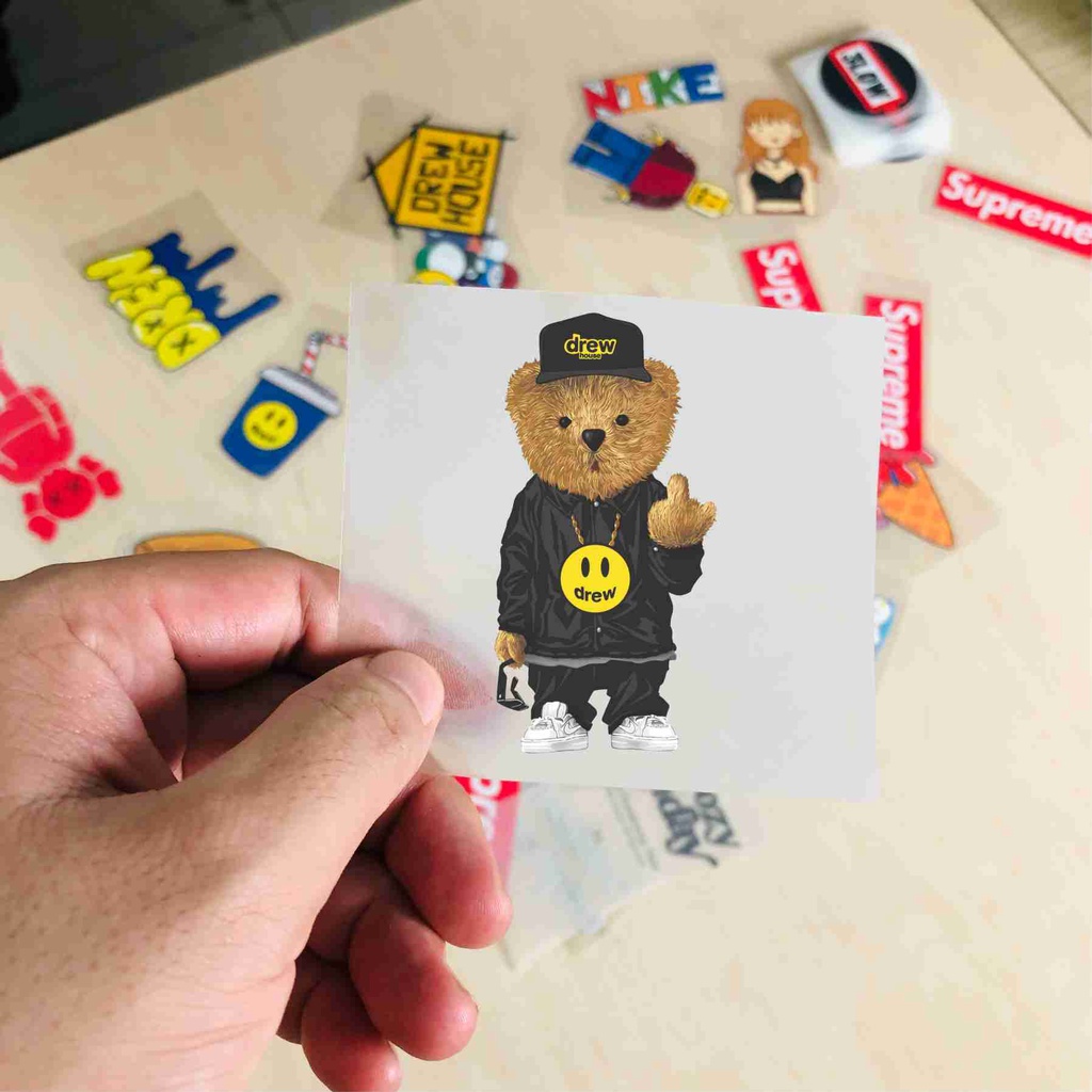 Hình ủi nhiệt bộ hoạt hình dễ thương 1 - Decal ủi áo xinh xắn