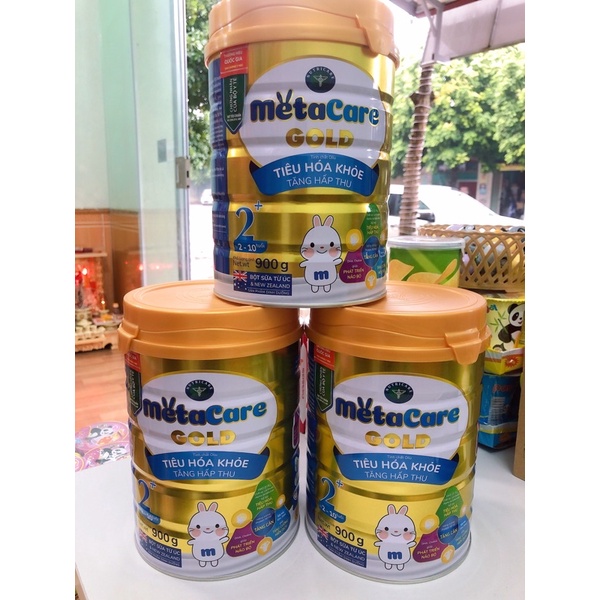 Combo 3lon Sữa MetaCare gold 2+