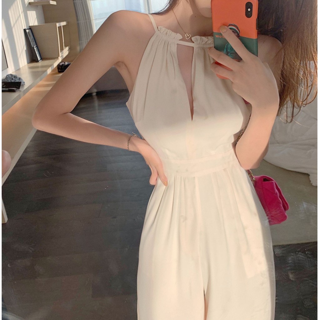 [Có sẵn size S] Jum liền cổ yếm siêu sang chảnh hàng Quảng Châu loại 1 | BigBuy360 - bigbuy360.vn