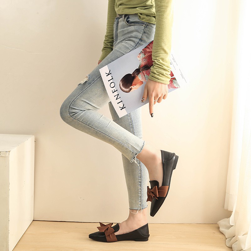 Giày Nữ Đế Bằng Mũi Nhọn Size 34-42 | BigBuy360 - bigbuy360.vn