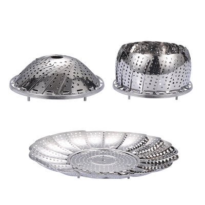 Rổ Hấp Rau Củ Đa Năng Bằng Thép Không Gỉ