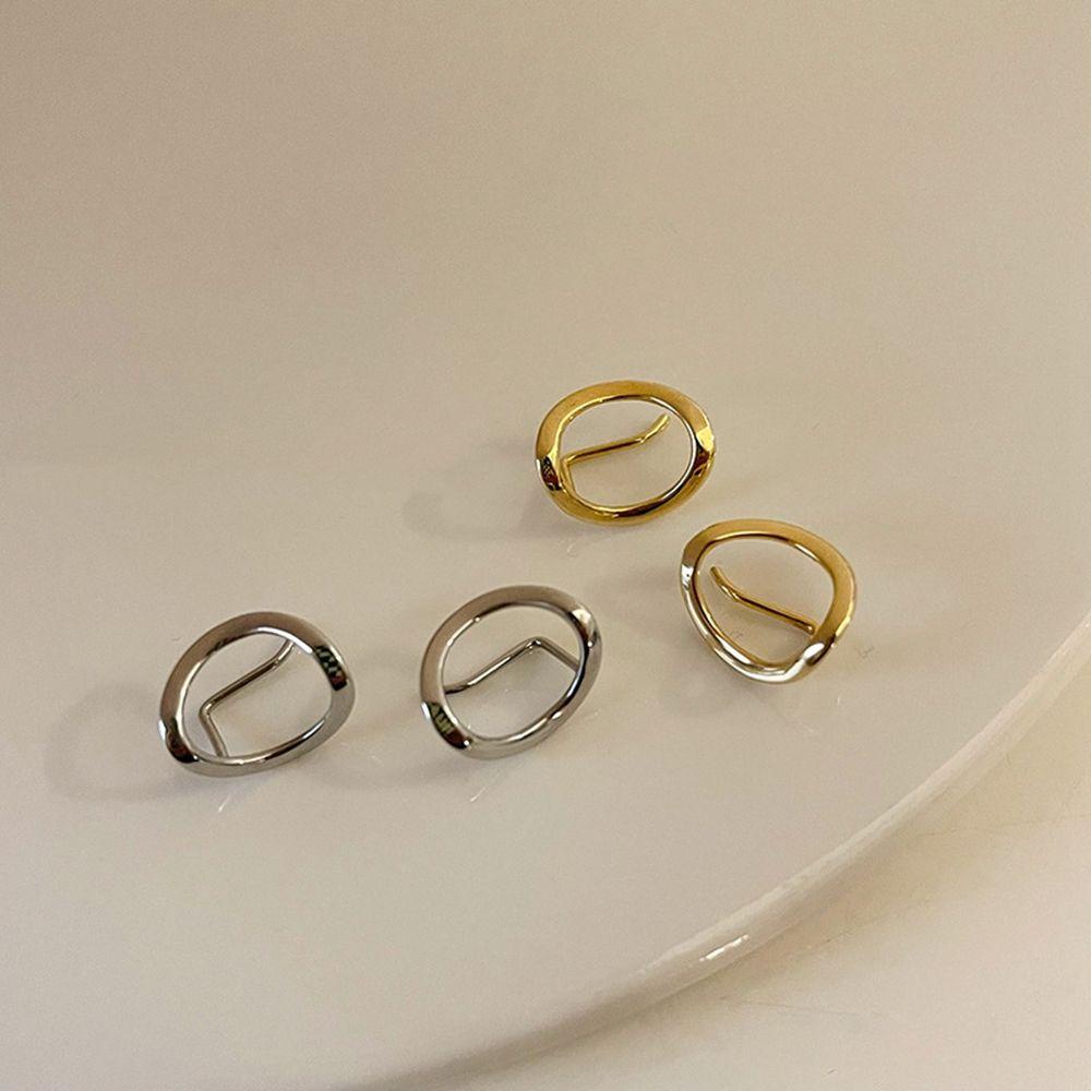 Bông Tai BERNARDO Thiết Kế Đơn Giản Cho Nữ|Khuyên Tai Kim Loại Thời Trang Cho Nữ