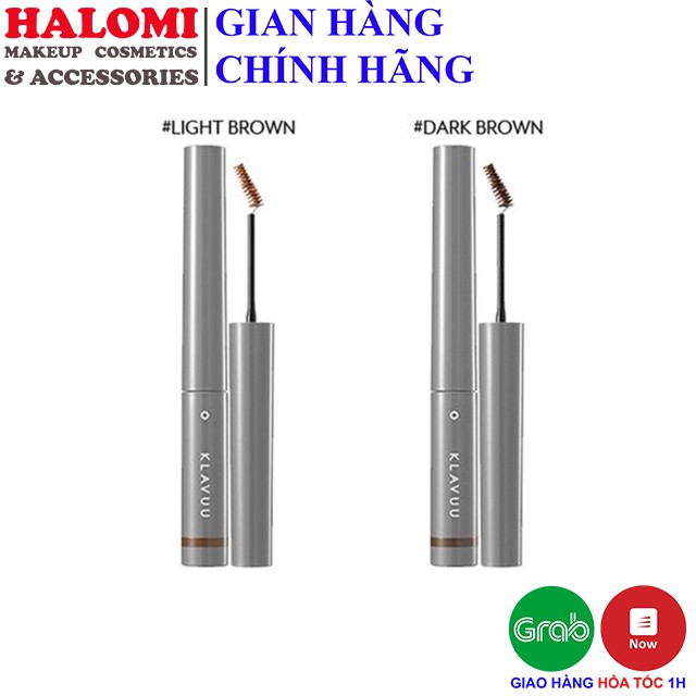 Marcara Chuốt Lông Mày Klavuu Cao Cấp Chính Hãng Có Màu Nâu Và Nâu Đen