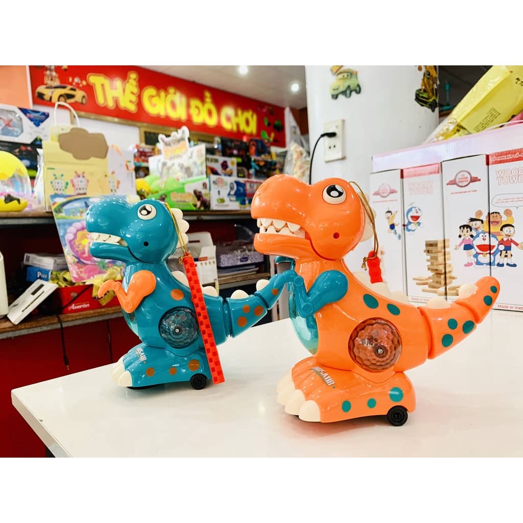 Đèn Lồng Trung thu khủng long chạy pin có nhạc có đèn phát sáng vui nhộn cho bé