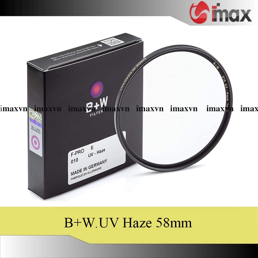 Kính lọc Filter B+W F-Pro 010 UV-Haze E 58mm (Hoằng Quân)