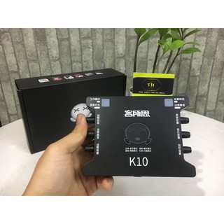 SOUND CARD Hát thu âm LiveStream XOX K10