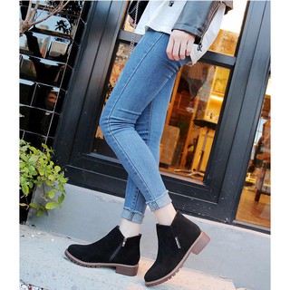 (Có hình thật) Giày Boot nữ thời trang B096D