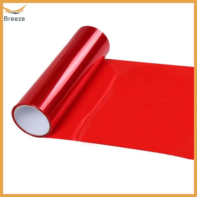 Miếng Dán Vinyl Màu Đen 60x30cm Trang Trí Đèn Pha Xe Hơi Tiện Dụng