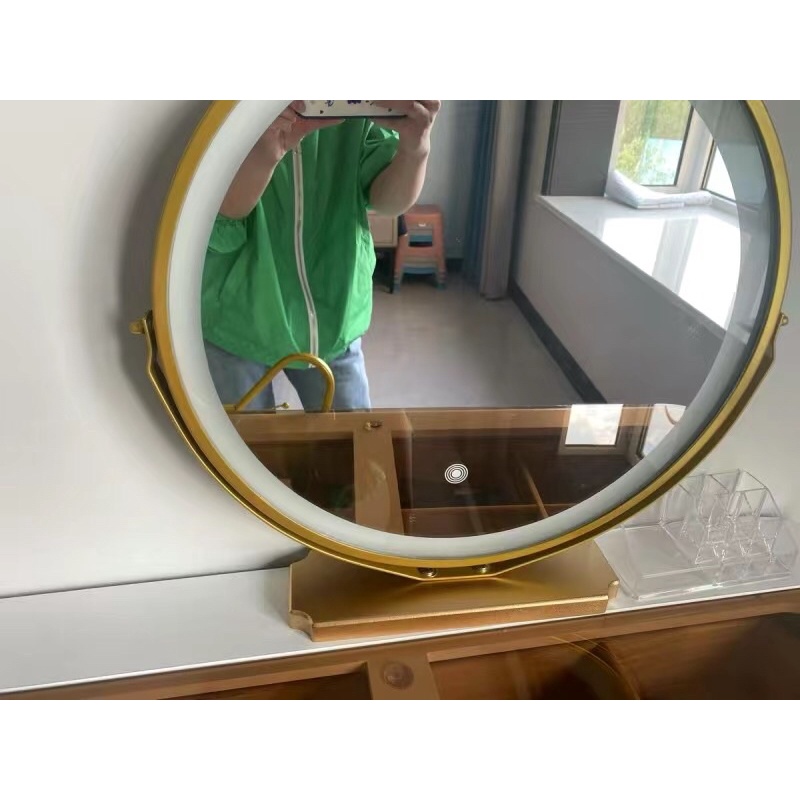 Gương để bàn trang điểm nhập khẩu cao cấp, khung sơn tĩnh điện kim loại chắc chắn❤️