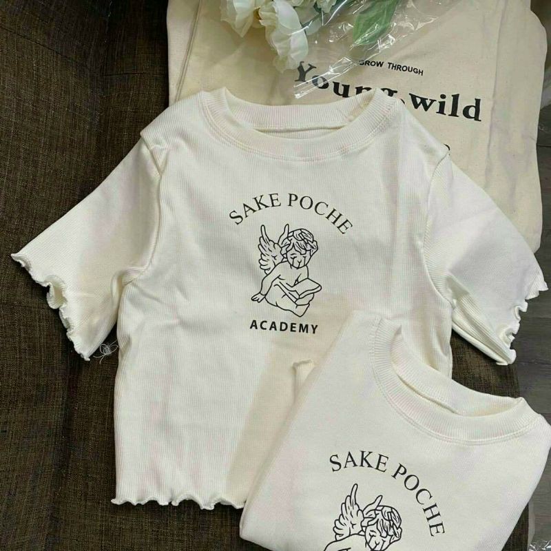 ÁO CROPTOP SAKE POCHE