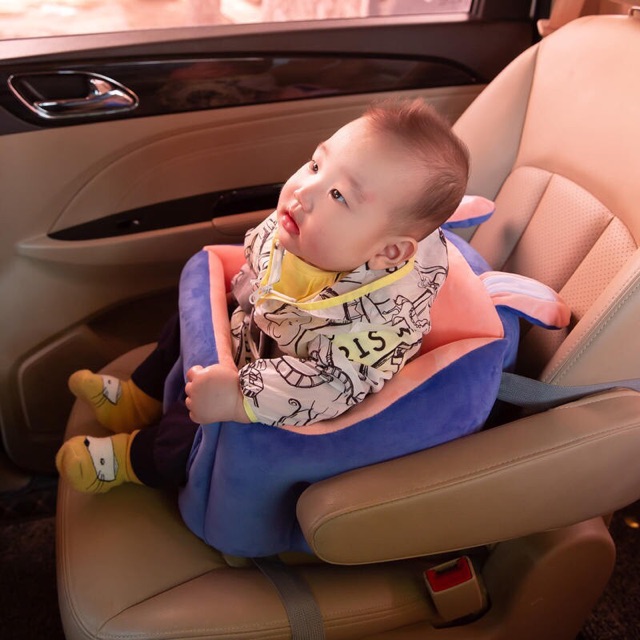 Ghế bông tập ngồi cho bé siêu xinh siêu an toàn dùng ngồi ăn, ngôi xe ô tô - ghe tap ngoi cho be