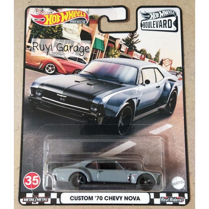Hot WHEELS Xe Hơi CHEVY NOVA 70 Độc Đáo Sống Động