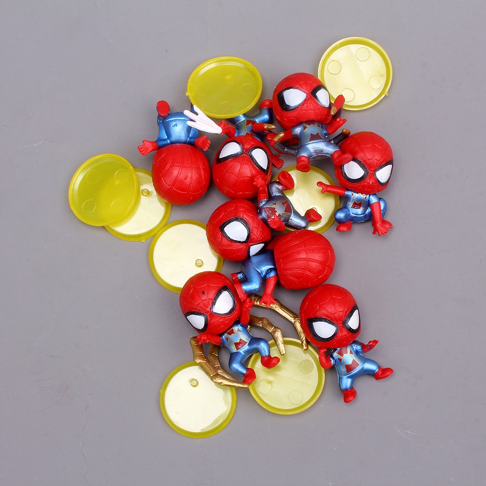 Set 8 Nhân Vật Người Nhện Trang Trí