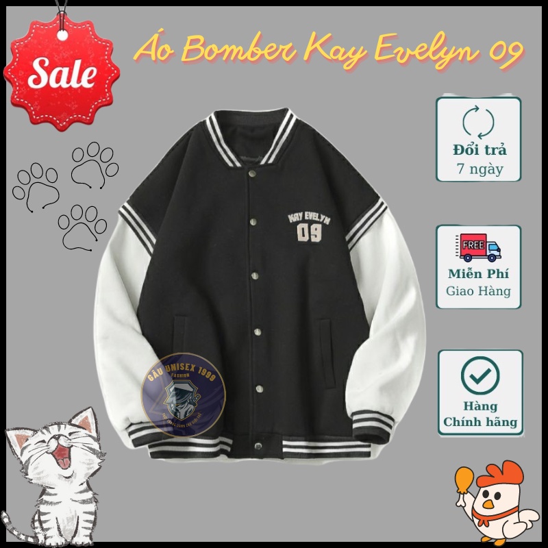 Áo Bomber Kay Evelyn 09 - Áo Khoác Bomber Mùa Đông