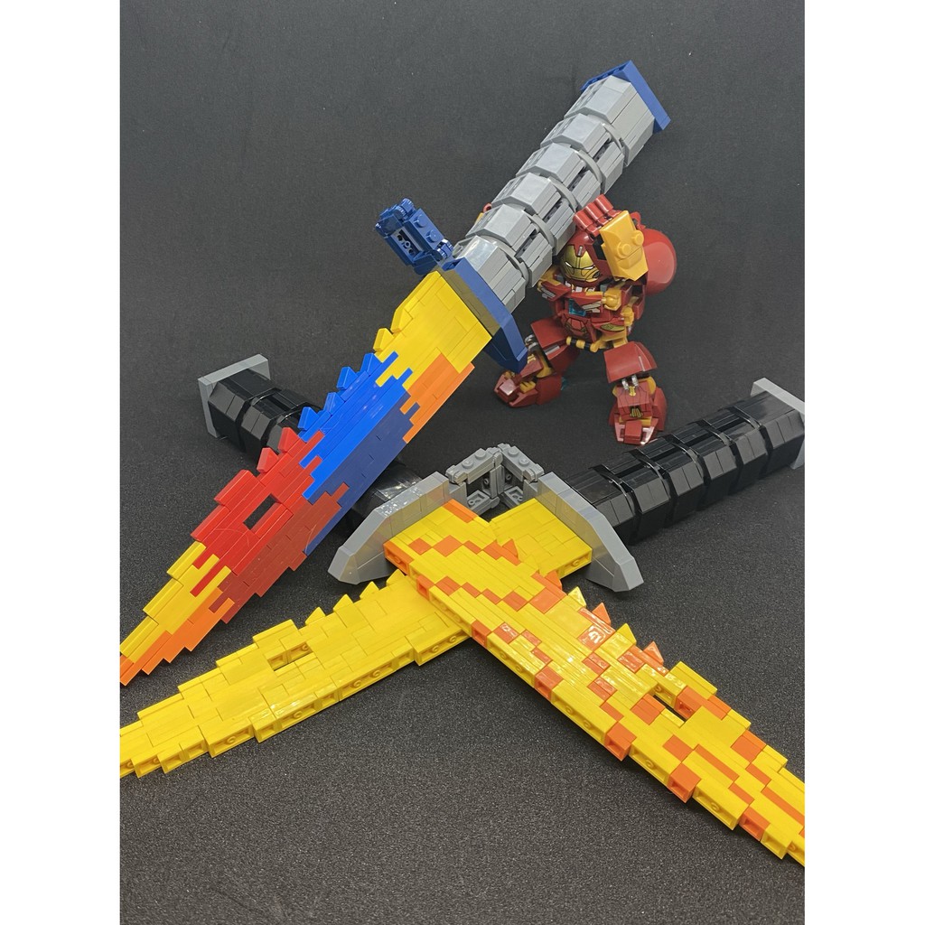 Đồ chơi xếp hình Lego mô hình M9 Bayonet Csgo Marble Fade/ Tiger tooth/ Lore/ Slaughter