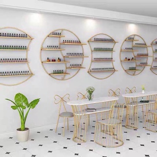 Kệ nail tròn phong cách hàn quốc - mẫu mới hiện đại )