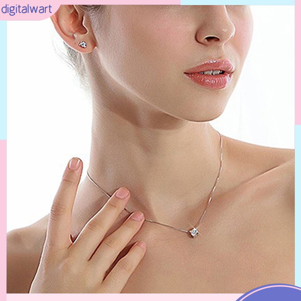 Dg DG✌❤ Vòng cổ Hợp Kim Dát Đá Quyến Rũ Thời Trang Dự Tiệc