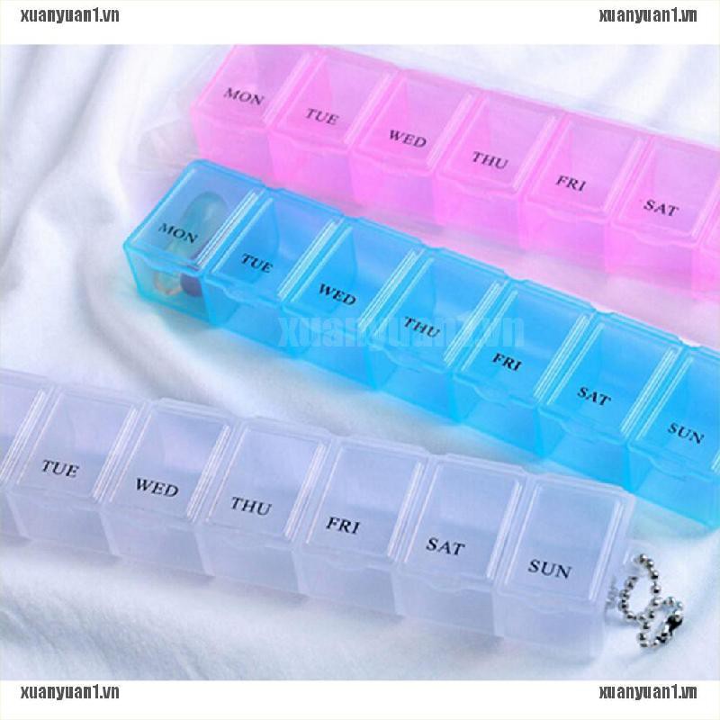 Hộp Đựng Thuốc 7 Ngày Trong Tuần Tiện Dụng
