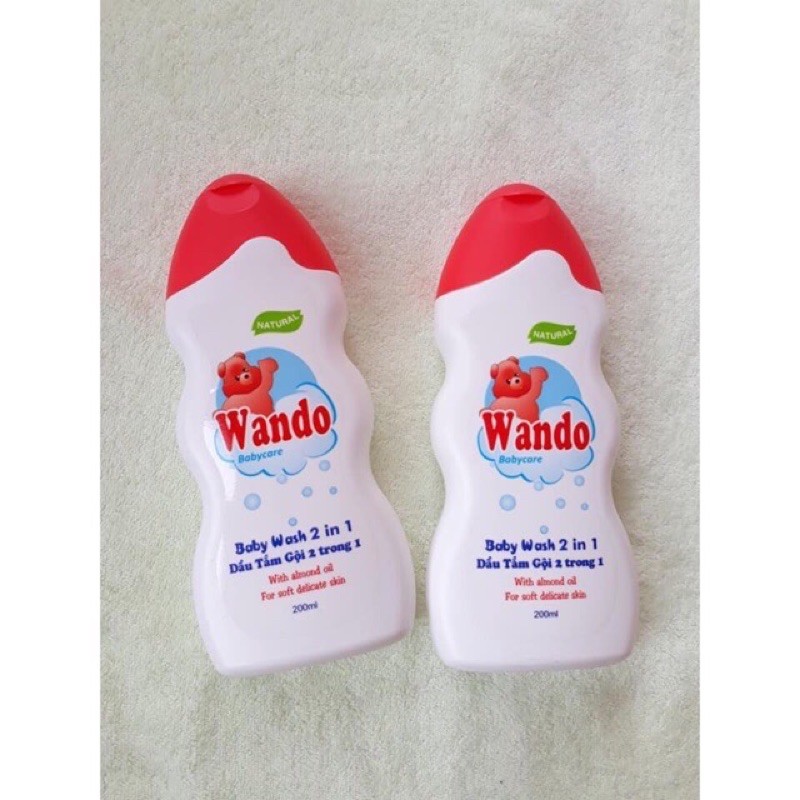 DẦU TẮM GỘI 2 TRONG 1 CHO TRẺ EM WanDo 200ml