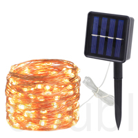 Yard String Light Solar Power Copper Wire Garden Light Chain IP55 Waterproof Decoration Lamp String doublelift store