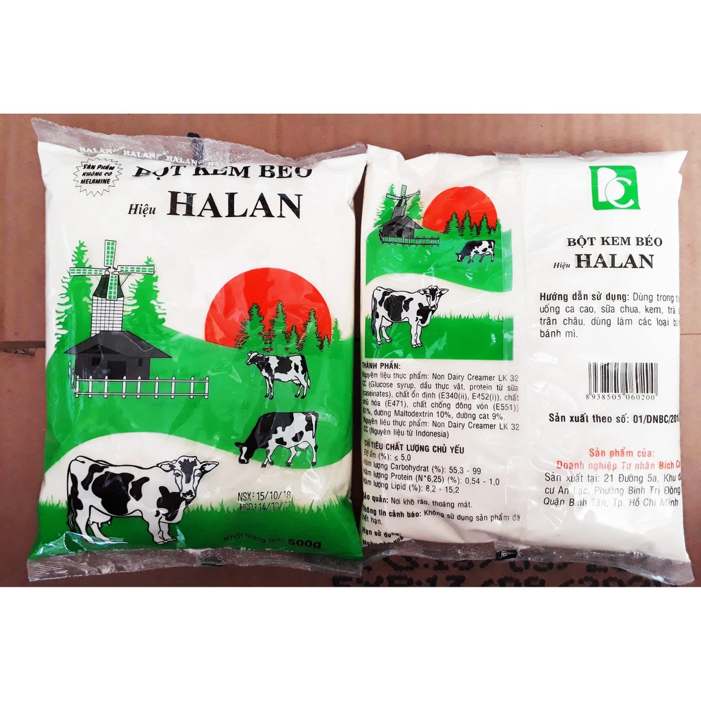 Bột kem béo Hà lan bịch 500g - Gia store