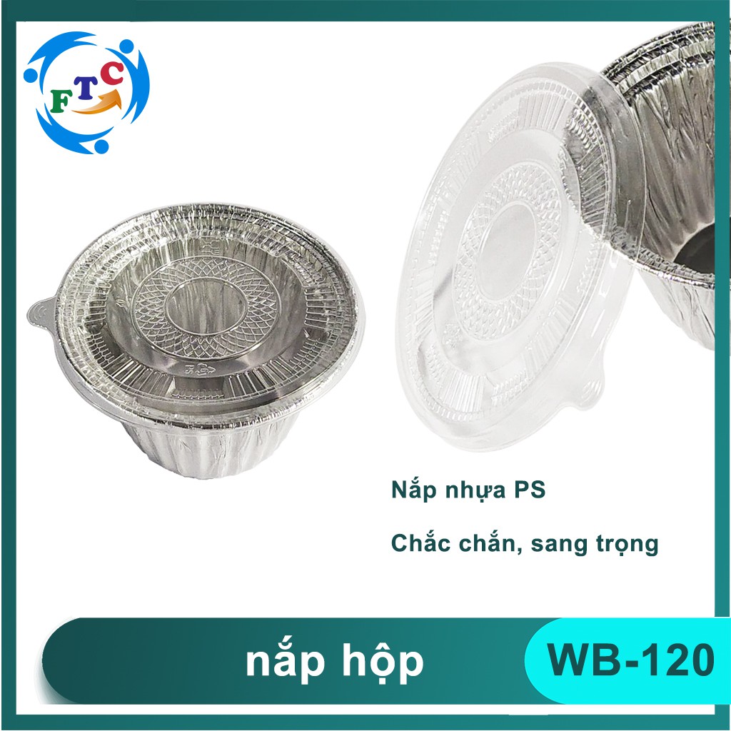 Khay nhôm Ftc chén giấy bạc 400ml siêu tiện lợi dùng 1 lần MS120